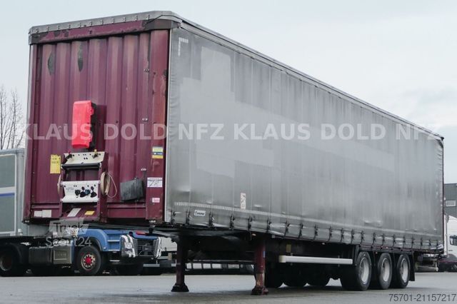 Open oplegger met zeil KRONE SD Pritsche Plane XL MegaLiner Edscha Bordwände