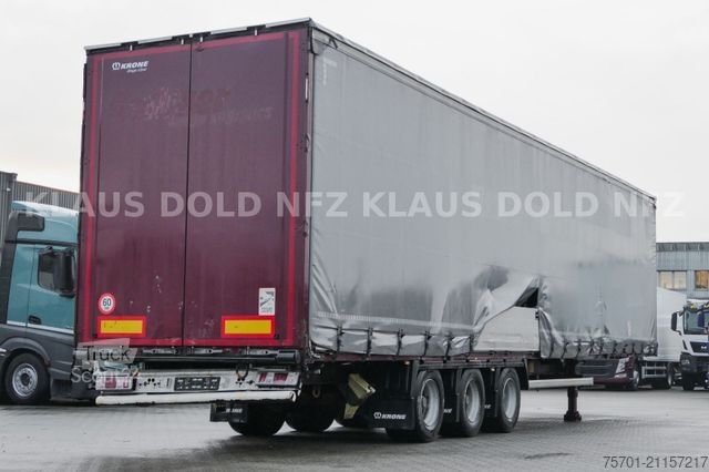 Open oplegger met zeil KRONE SD Pritsche Plane XL MegaLiner Edscha Bordwände