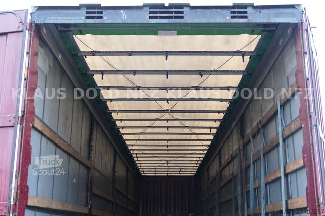 Open oplegger met zeil KRONE SD Pritsche Plane XL MegaLiner Edscha Bordwände