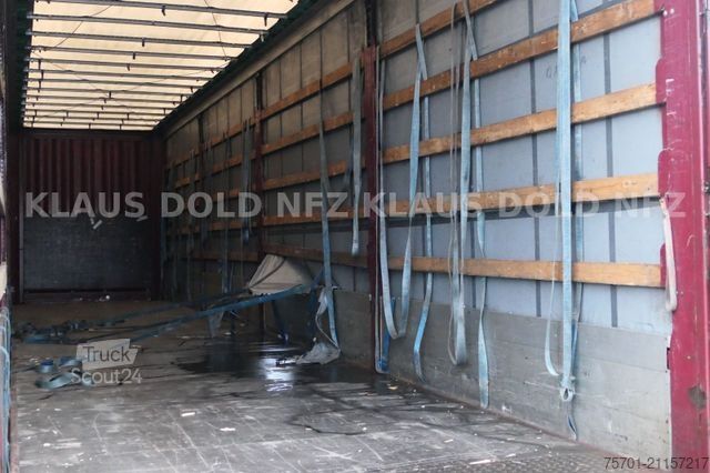 Open oplegger met zeil KRONE SD Pritsche Plane XL MegaLiner Edscha Bordwände