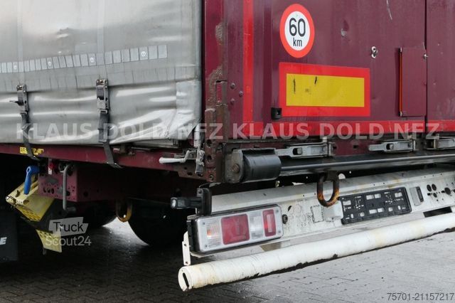 Open oplegger met zeil KRONE SD Pritsche Plane XL MegaLiner Edscha Bordwände
