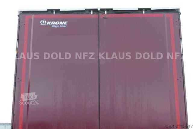 Open oplegger met zeil KRONE SD Pritsche Plane XL MegaLiner Edscha Bordwände