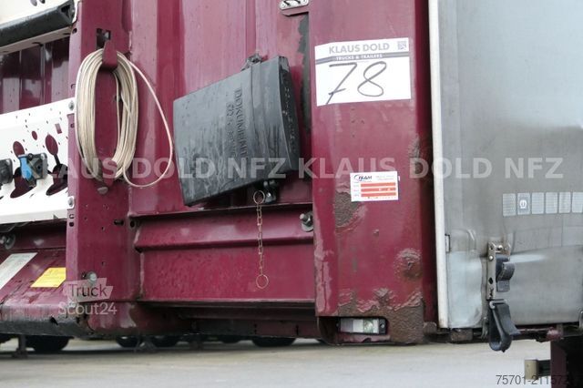 Open oplegger met zeil KRONE SD Pritsche Plane XL MegaLiner Edscha Bordwände