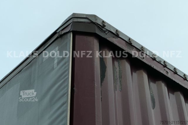 Open oplegger met zeil KRONE SD Pritsche Plane XL MegaLiner Edscha Bordwände
