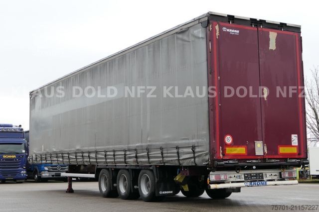 Open oplegger met zeil KRONE SD Pritsche Plane XL MegaLiner Edscha Bordwände