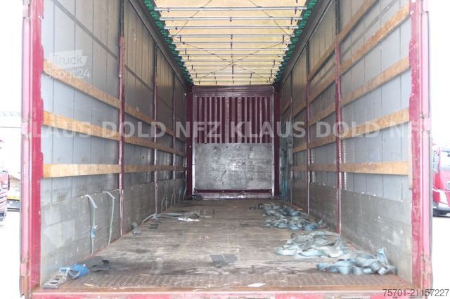 Open oplegger met zeil KRONE SD Pritsche Plane XL MegaLiner Edscha Bordwände