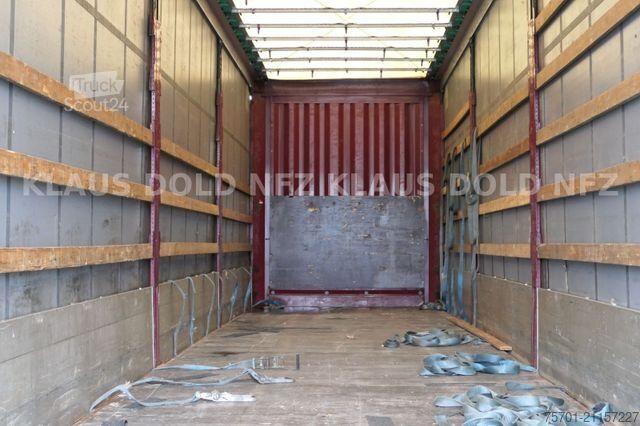 Open oplegger met zeil KRONE SD Pritsche Plane XL MegaLiner Edscha Bordwände