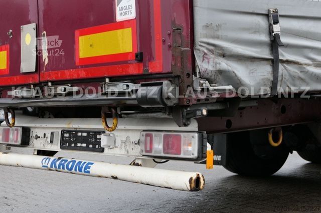 Open oplegger met zeil KRONE SD Pritsche Plane XL MegaLiner Edscha Bordwände