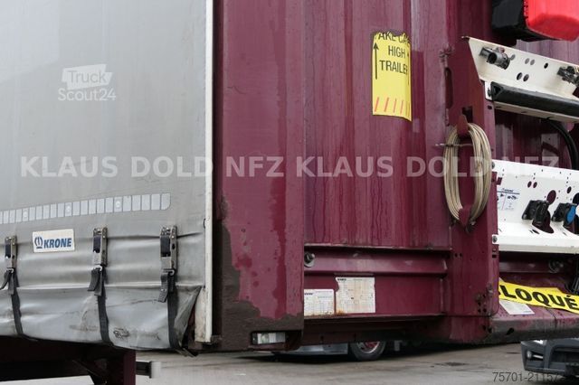 Open oplegger met zeil KRONE SD Pritsche Plane XL MegaLiner Edscha Bordwände