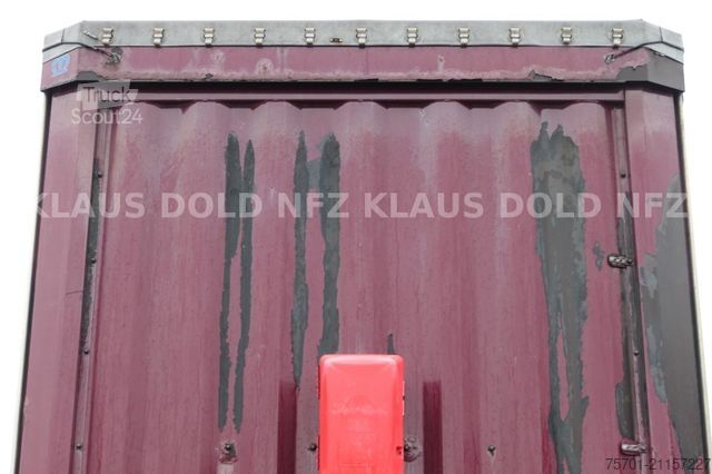 Open oplegger met zeil KRONE SD Pritsche Plane XL MegaLiner Edscha Bordwände