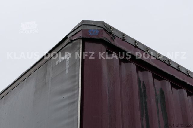 Open oplegger met zeil KRONE SD Pritsche Plane XL MegaLiner Edscha Bordwände