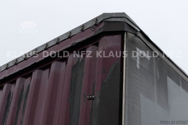 Open oplegger met zeil KRONE SD Pritsche Plane XL MegaLiner Edscha Bordwände