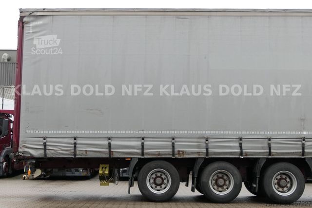 Open oplegger met zeil KRONE SD Pritsche Plane XL MegaLiner Edscha Bordwände