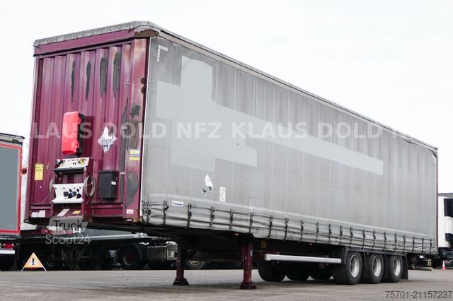 Open oplegger met zeil KRONE SD Pritsche Plane XL MegaLiner Edscha Bordwände