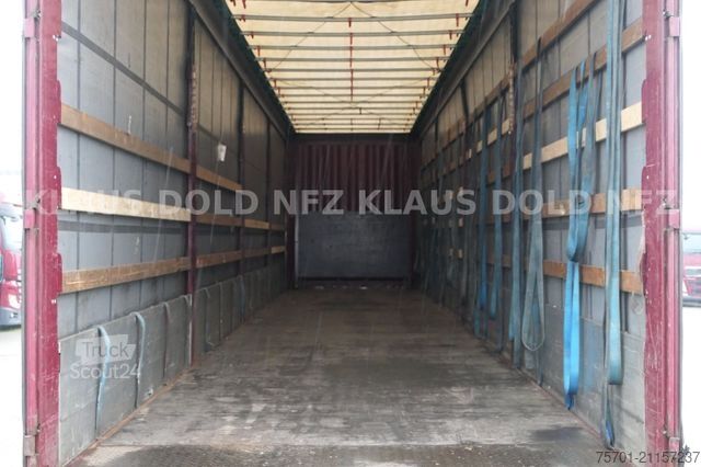Open oplegger met zeil KRONE SD Pritsche Plane XL MegaLiner Edscha Bordwände