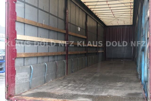 Open oplegger met zeil KRONE SD Pritsche Plane XL MegaLiner Edscha Bordwände