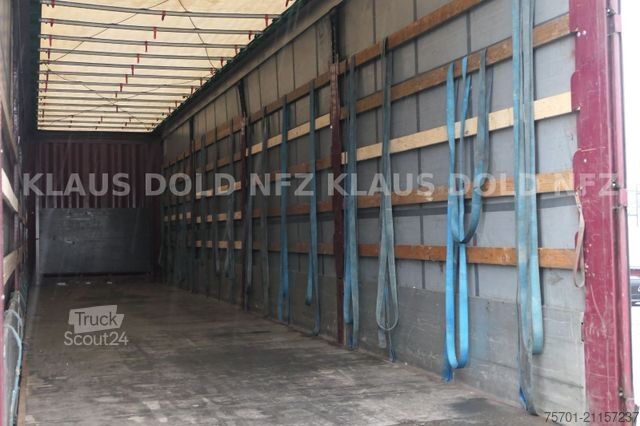 Open oplegger met zeil KRONE SD Pritsche Plane XL MegaLiner Edscha Bordwände