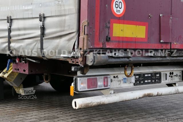 Open oplegger met zeil KRONE SD Pritsche Plane XL MegaLiner Edscha Bordwände