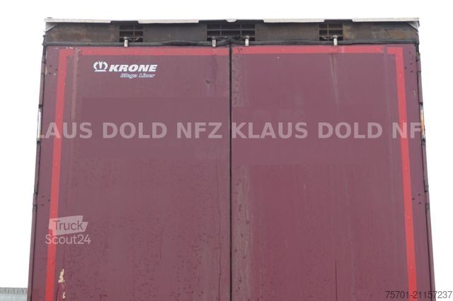 Open oplegger met zeil KRONE SD Pritsche Plane XL MegaLiner Edscha Bordwände