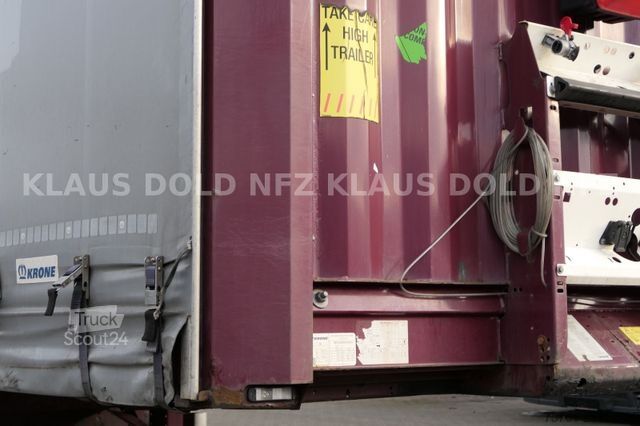 Open oplegger met zeil KRONE SD Pritsche Plane XL MegaLiner Edscha Bordwände