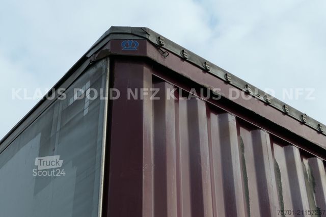 Open oplegger met zeil KRONE SD Pritsche Plane XL MegaLiner Edscha Bordwände