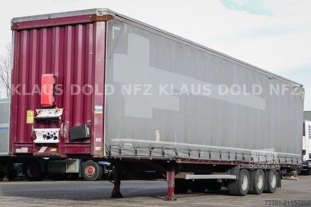 Open oplegger met zeil KRONE SD Pritsche Plane XL MegaLiner Edscha Bordwände