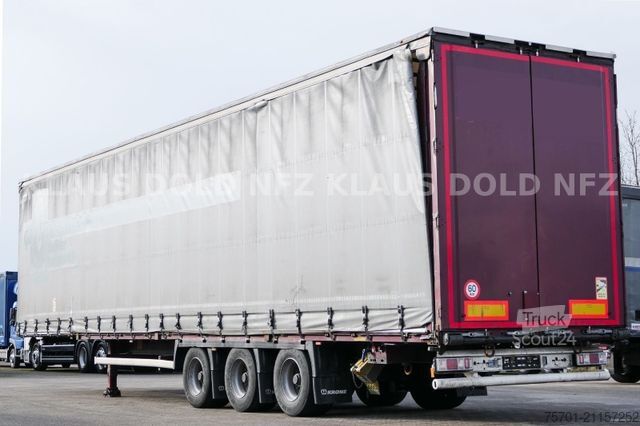 Open oplegger met zeil KRONE SD Pritsche Plane XL MegaLiner Edscha Bordwände