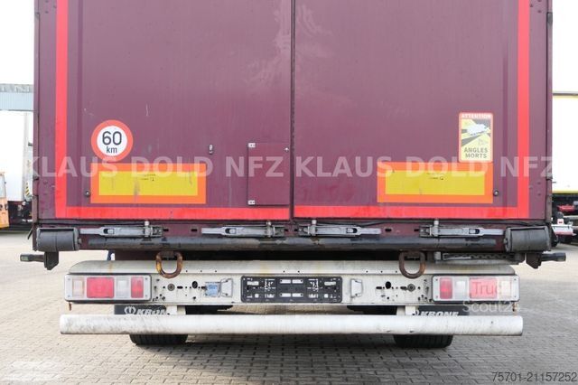 Open oplegger met zeil KRONE SD Pritsche Plane XL MegaLiner Edscha Bordwände