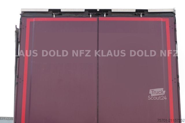 Open oplegger met zeil KRONE SD Pritsche Plane XL MegaLiner Edscha Bordwände