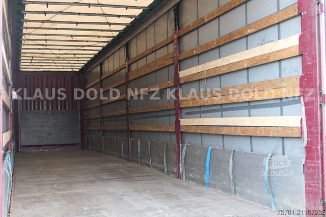 Open oplegger met zeil KRONE SD Pritsche Plane XL MegaLiner Edscha Bordwände