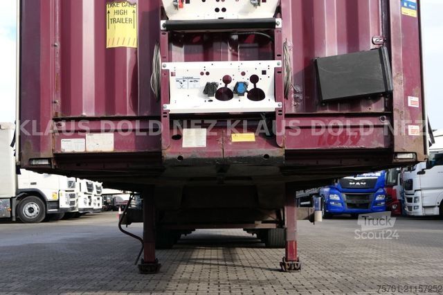 Open oplegger met zeil KRONE SD Pritsche Plane XL MegaLiner Edscha Bordwände