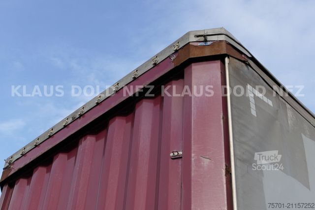 Open oplegger met zeil KRONE SD Pritsche Plane XL MegaLiner Edscha Bordwände