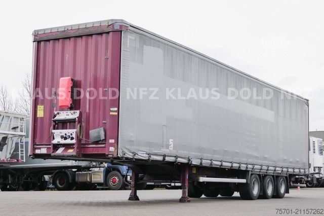 Open oplegger met zeil KRONE SD Pritsche Plane XL MegaLiner Edscha Bordwände