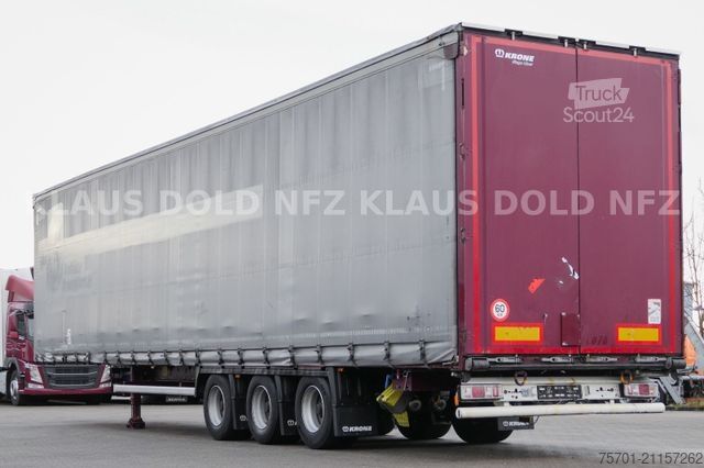 Open oplegger met zeil KRONE SD Pritsche Plane XL MegaLiner Edscha Bordwände