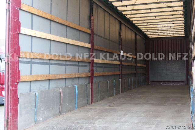 Open oplegger met zeil KRONE SD Pritsche Plane XL MegaLiner Edscha Bordwände