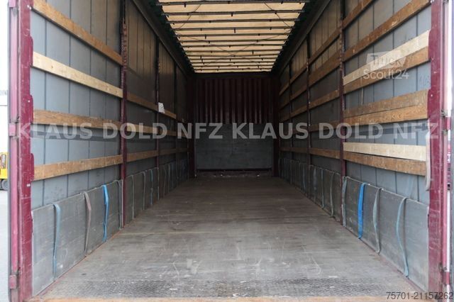 Open oplegger met zeil KRONE SD Pritsche Plane XL MegaLiner Edscha Bordwände