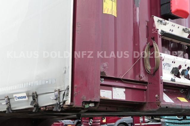 Open oplegger met zeil KRONE SD Pritsche Plane XL MegaLiner Edscha Bordwände