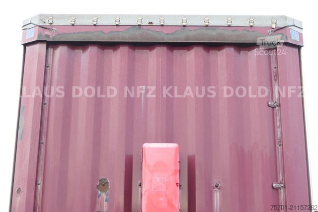 Open oplegger met zeil KRONE SD Pritsche Plane XL MegaLiner Edscha Bordwände
