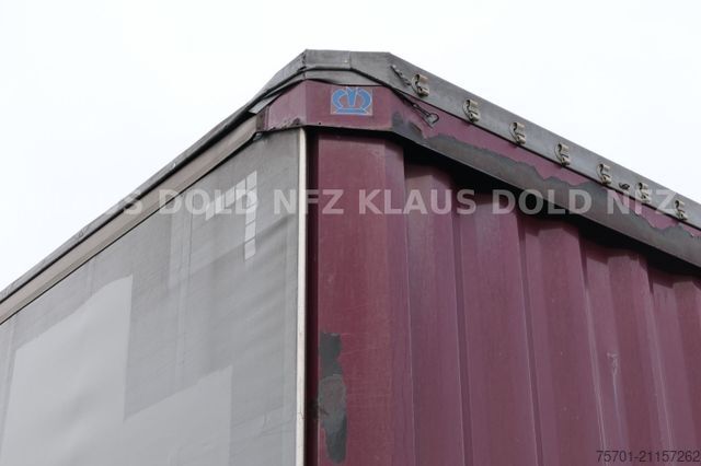 Open oplegger met zeil KRONE SD Pritsche Plane XL MegaLiner Edscha Bordwände