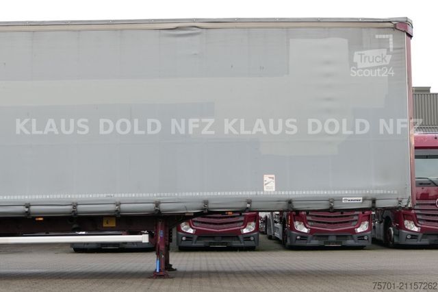 Open oplegger met zeil KRONE SD Pritsche Plane XL MegaLiner Edscha Bordwände