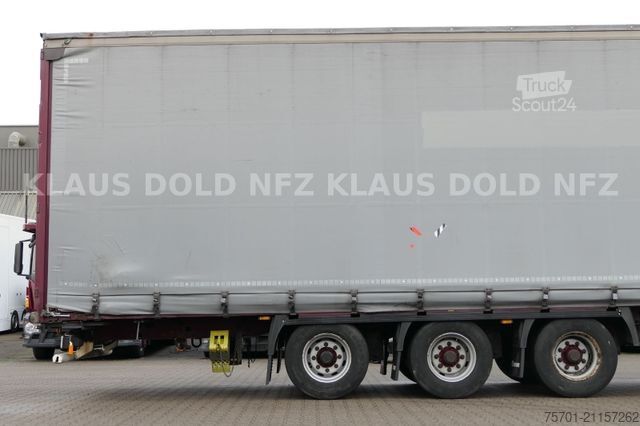 Open oplegger met zeil KRONE SD Pritsche Plane XL MegaLiner Edscha Bordwände