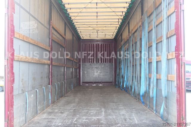 Open oplegger met zeil KRONE SD Pritsche Plane XL MegaLiner Edscha Bordwände