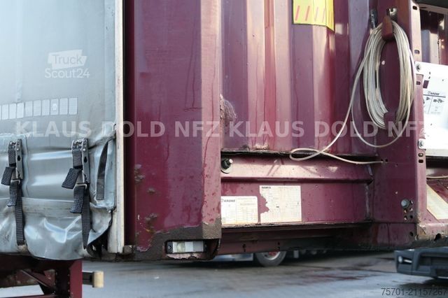 Open oplegger met zeil KRONE SD Pritsche Plane XL MegaLiner Edscha Bordwände