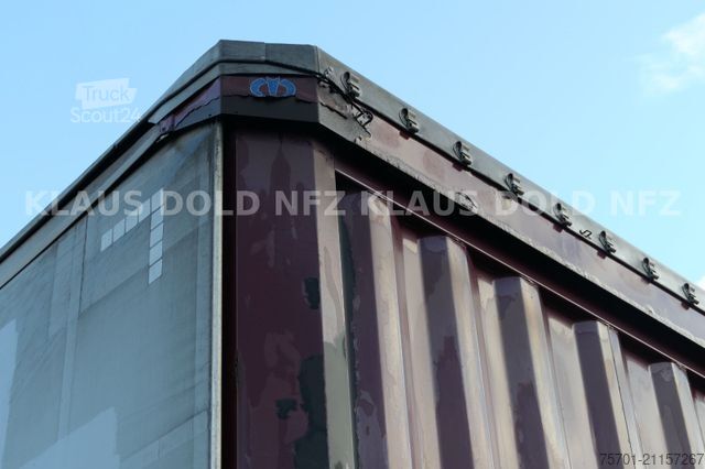 Open oplegger met zeil KRONE SD Pritsche Plane XL MegaLiner Edscha Bordwände