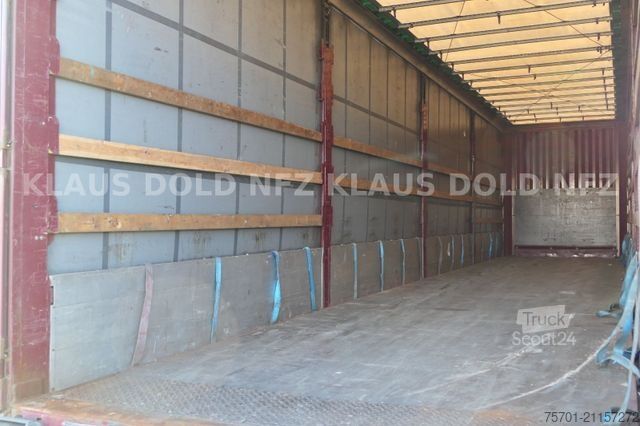 Open oplegger met zeil KRONE SD Pritsche Plane XL MegaLiner Edscha Bordwände