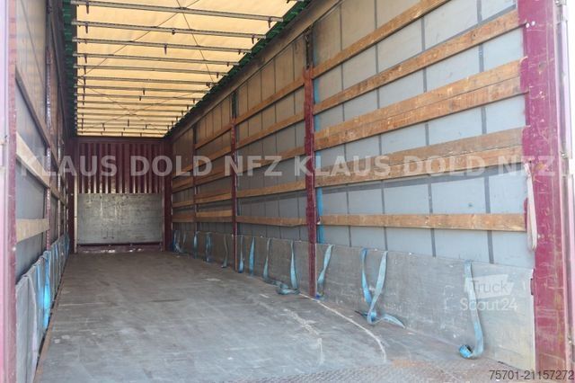 Open oplegger met zeil KRONE SD Pritsche Plane XL MegaLiner Edscha Bordwände