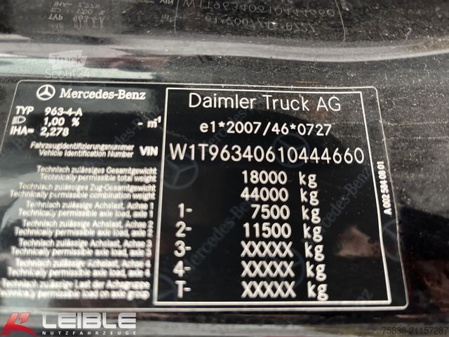 Véhicule tracteur volume MERCEDES-BENZ Actros 1842*VollLuft*MirrorCam*Retarder*Navi*