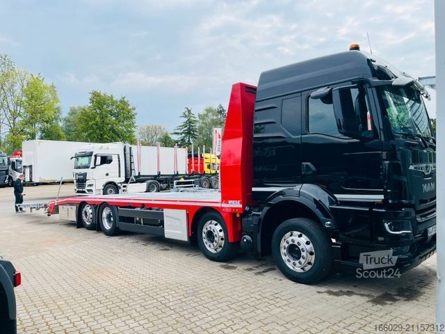 Autotransporter LKW MAN TGS 35.520 Fahrgestell mit Wiese Aufbau