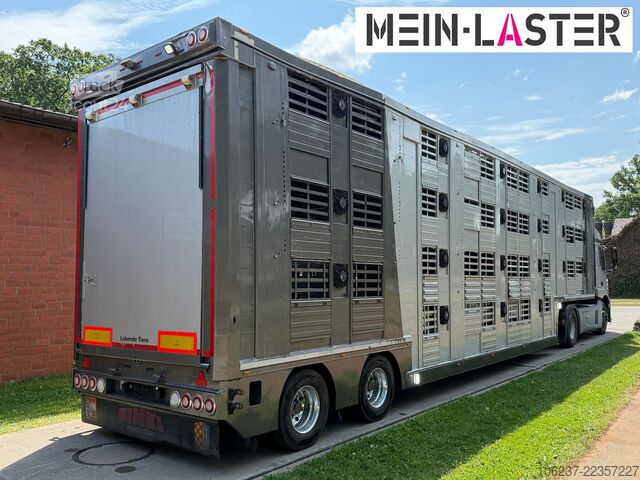 Pusli lopu puspiekabe Finkl 3 + 4 Stock/ Hubdach / Rampe / Tränke/Funk