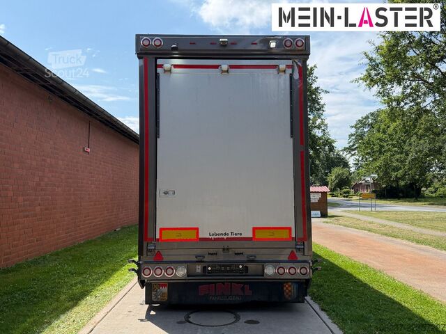 Pusli lopu puspiekabe Finkl 3 + 4 Stock/ Hubdach / Rampe / Tränke/Funk